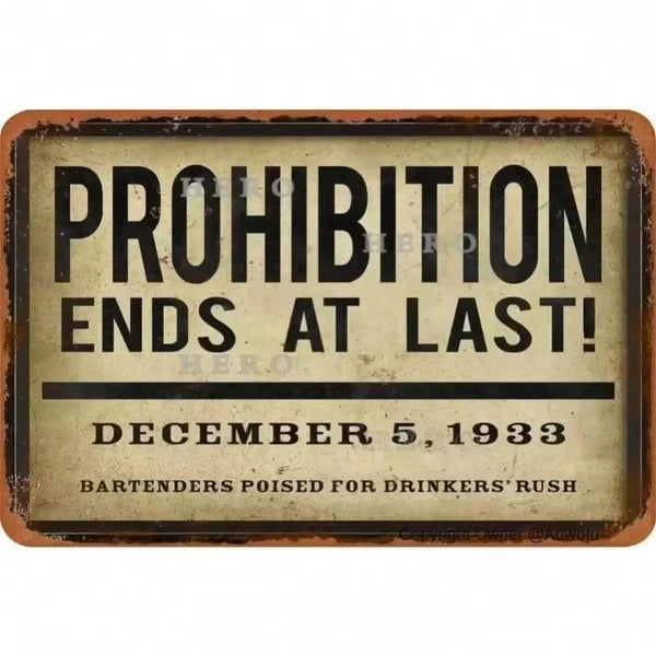 Chic Retro Metal Wall Art Sign - Anti-Glare & Rustproof