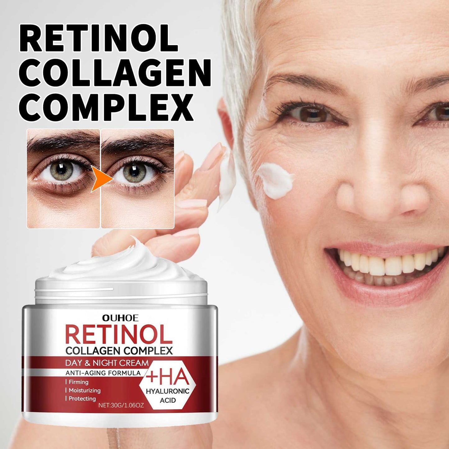 Retinol Moisturizing Facial Cream - 30g Hydrating Skin Care