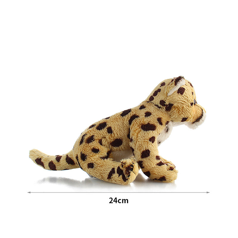 Real Life Animal Plush Toy Collection - Tiger, Lion, Cheetah & Leopard