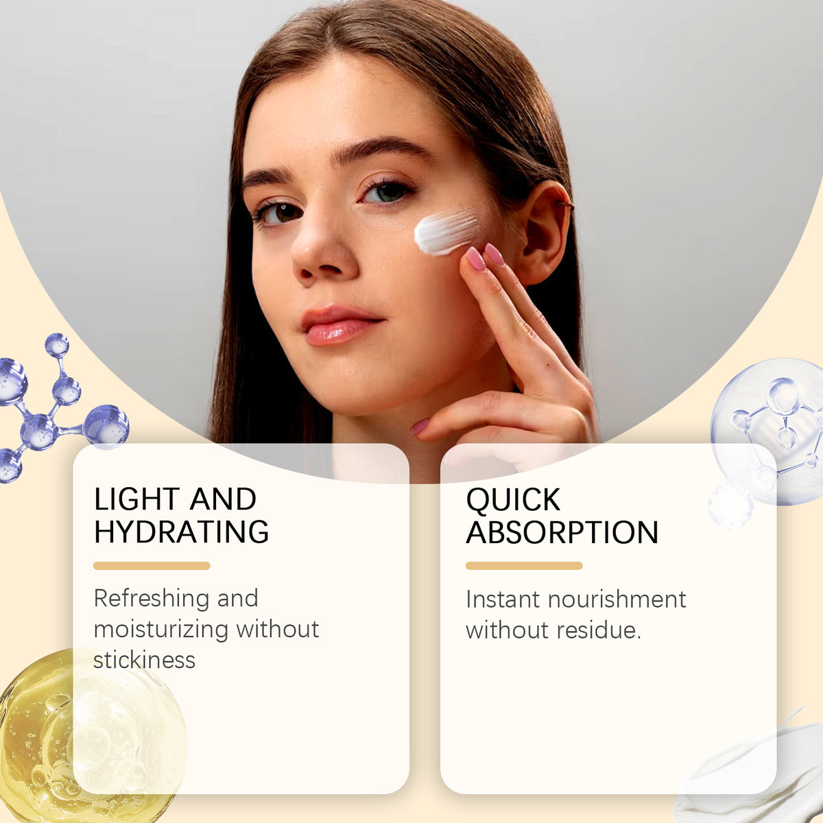 Moisturizing Protective Skin Cream - 50g Hydrating Body Care