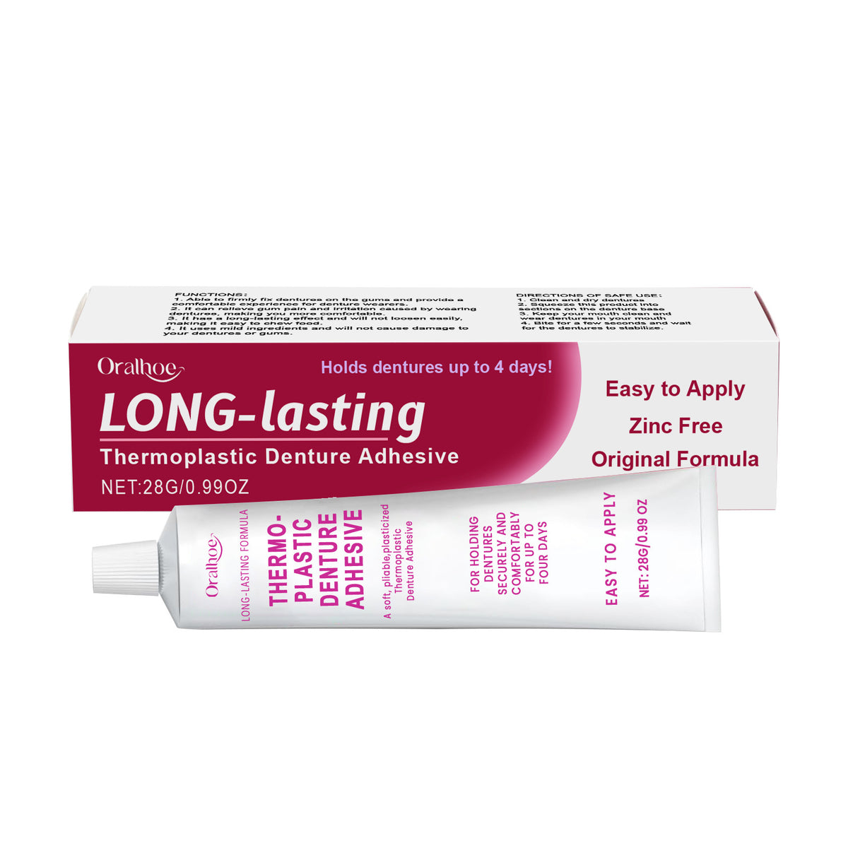 Dentures Fixed Adhesive Improves Comfort And Protects Gums