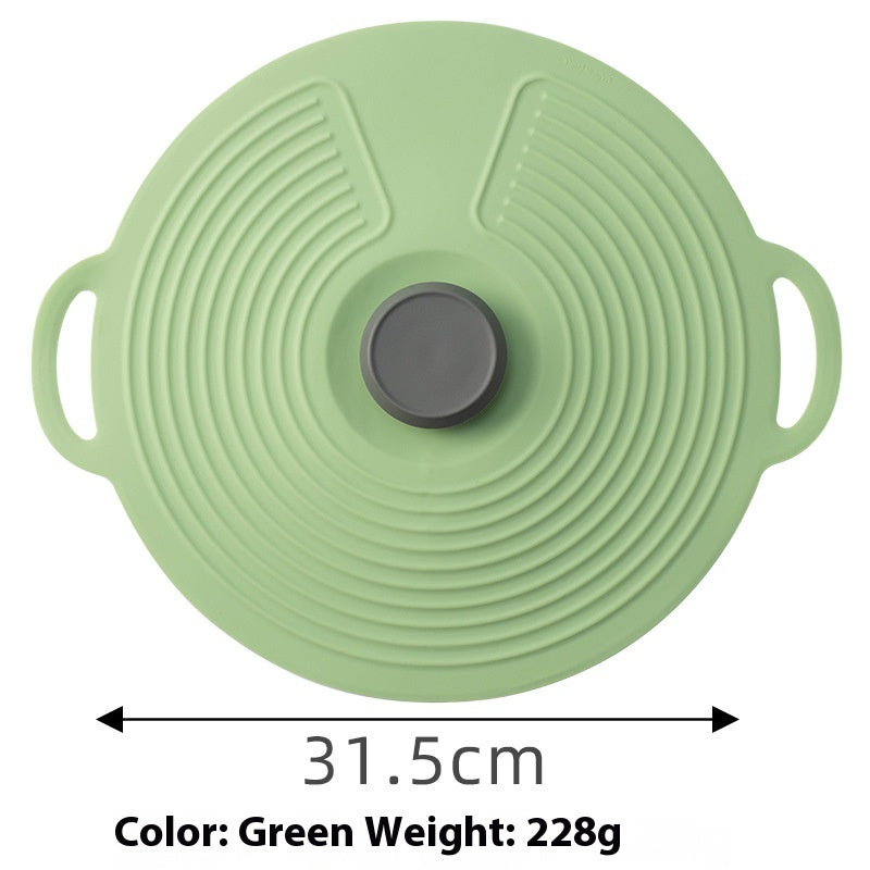 Silicone Food Cover Set - Spill-Proof, Airtight, Reusable Pot Lids 15-31cm