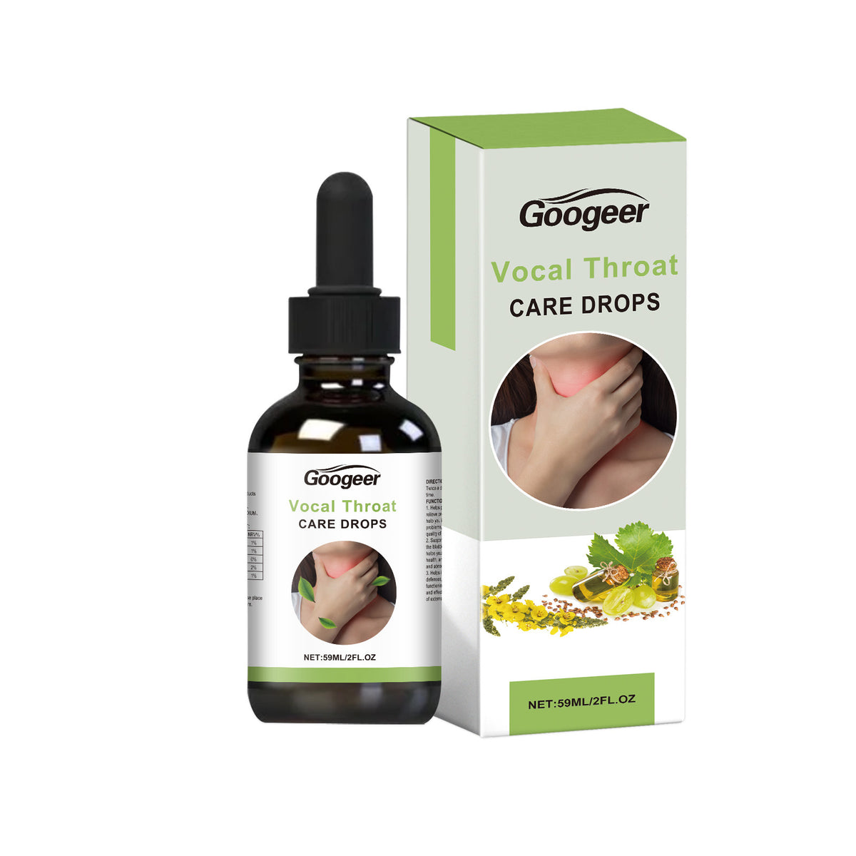 Vocal Throat Care Drops Body Treatment 59ML