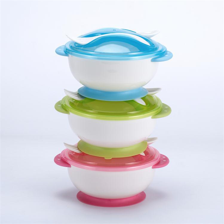 Baby Suction Bowl Set with Utensils - Toddler Feeding Tableware, Food-Grade & Safe