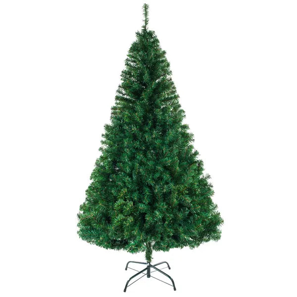 8FT Christmas Tree with 1138 Branches - Light Green PVC