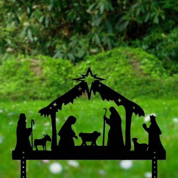 Waterproof Metal Nativity Projector Light for Outdoor Christmas Decor