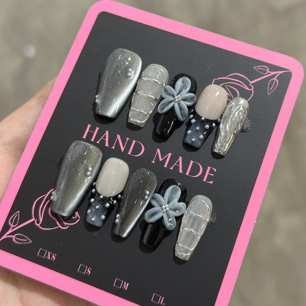 Heavy Industry Cat Eye Nail Art Kit with Nail Tools & Accessories