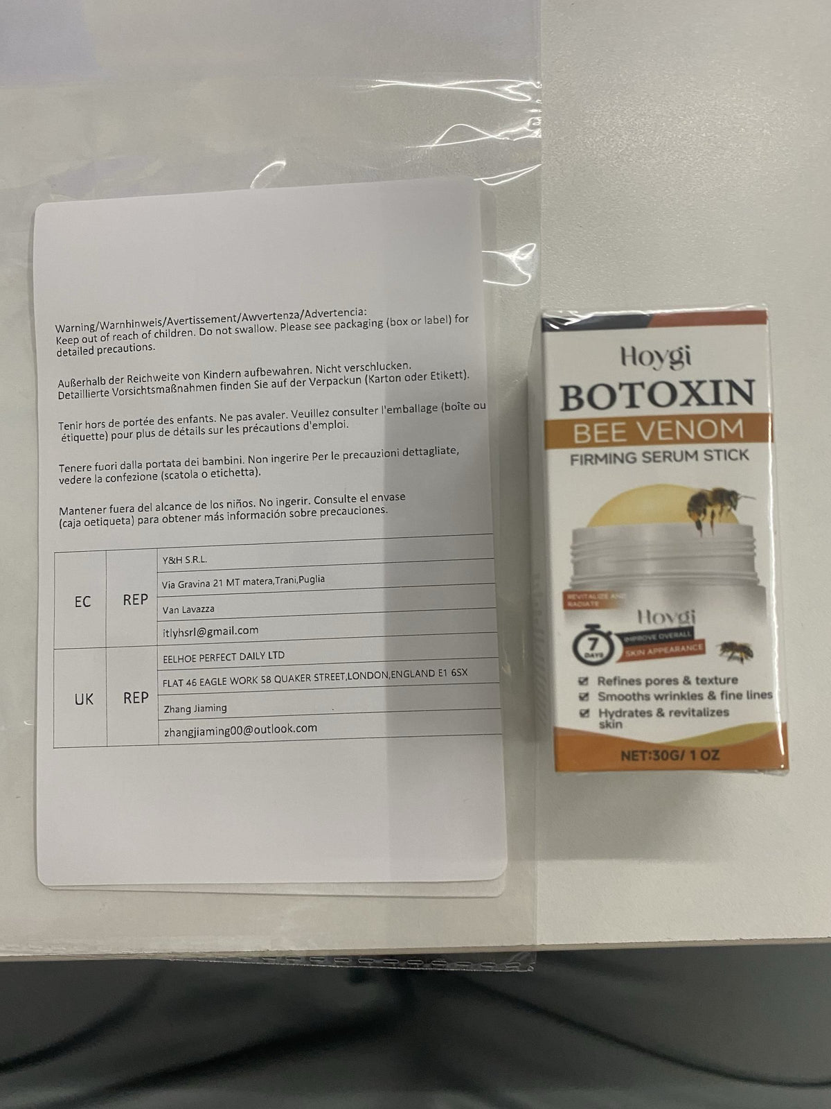 Bee Venom Body Care Stick, 30 g