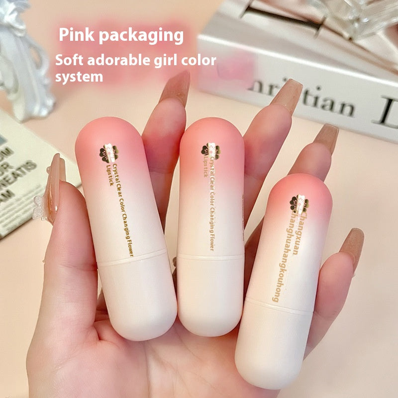 Moisturizing Lipstick with Lip Balm Function - Temperature Change Lip Color