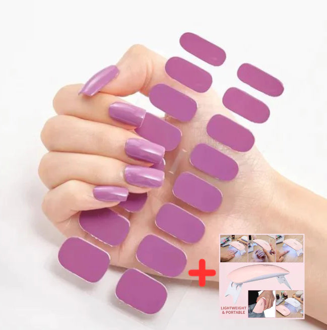 Portable Nail Heating Lamp for Gel Nails and Nail Art - Folding Handheld USB