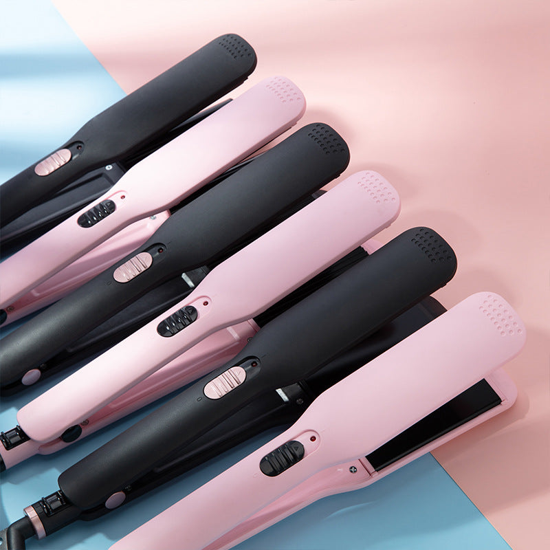 Dual-Use Electric Hair Curler and Straightener - Adjustable Temperature, Fast Heating