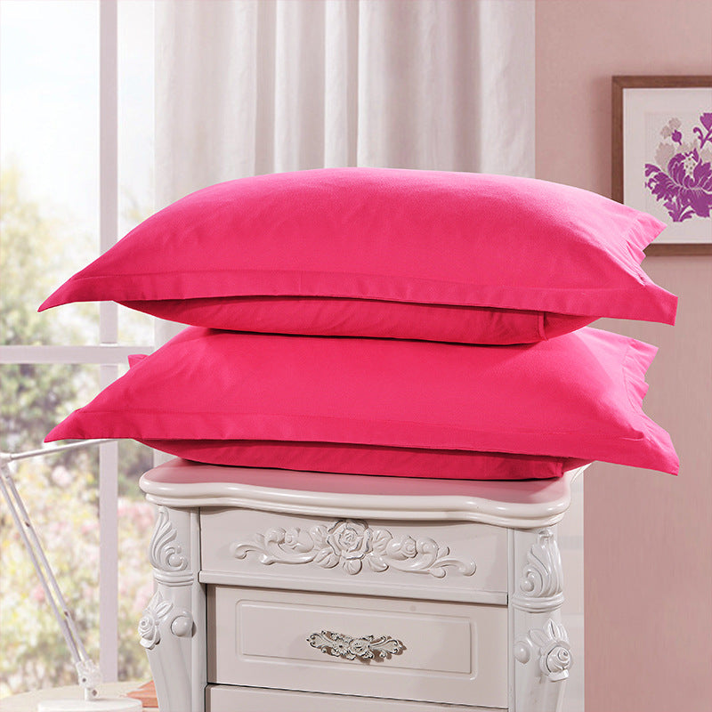 Upgraded Single Pillowcase - 48x74cm Home Textile Set of 2 for Bedroom Decor