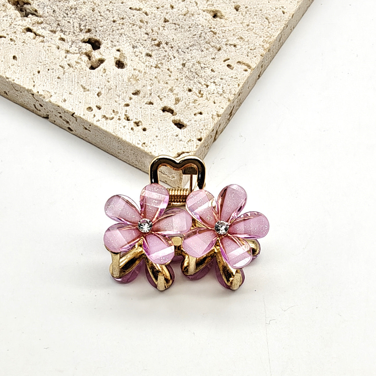 Mini Flower Hair Accessories Set for Women - Colorful Hair Pins & Clips