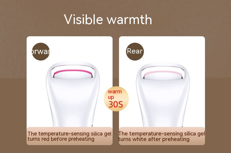 Electric Eyelash Curler with Temperature Control & USB Charging