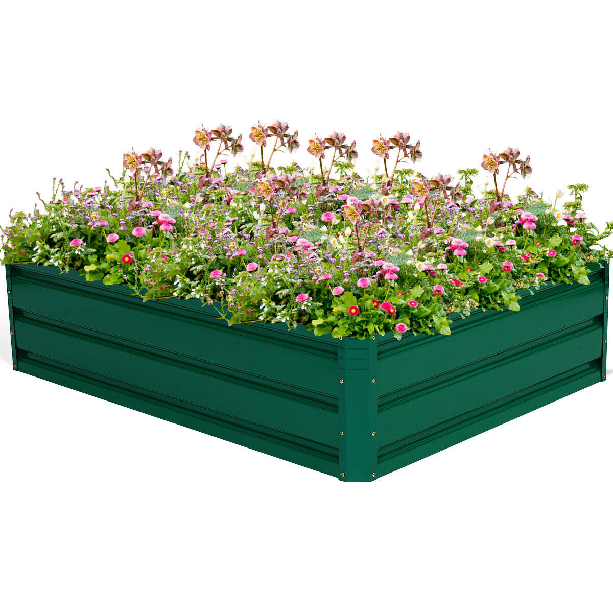 47.5 Inch Raised Garden Bed Planter for Vegetables & Flowers