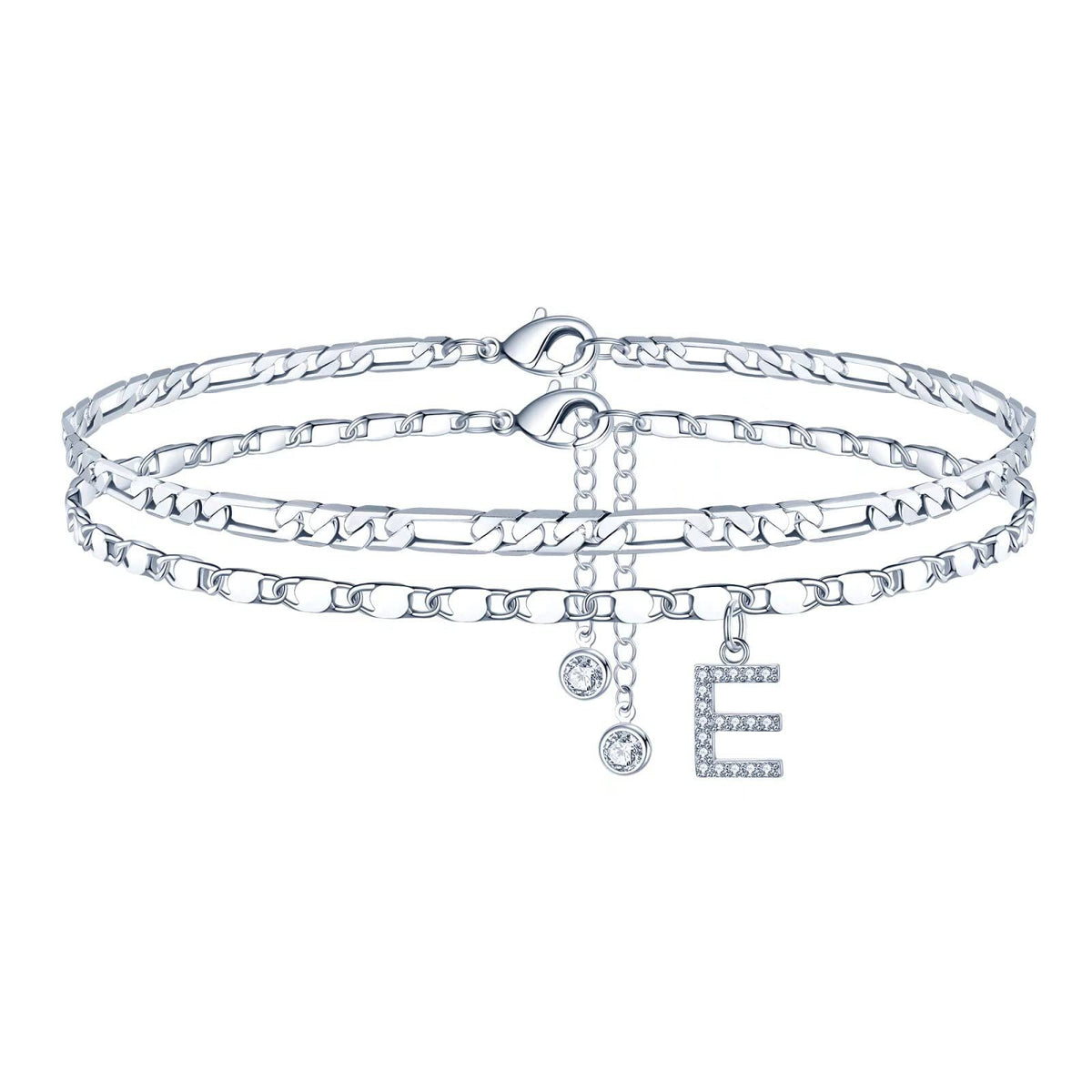 Simple Fashion Bead Double-circle Anklet