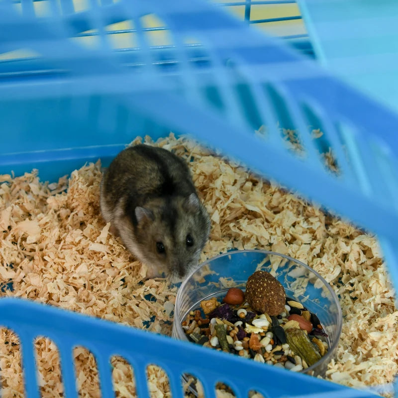 18.5 Inch 5-Tier Hamster Cage with Tubes and Tunnels - Small Animal Habitat