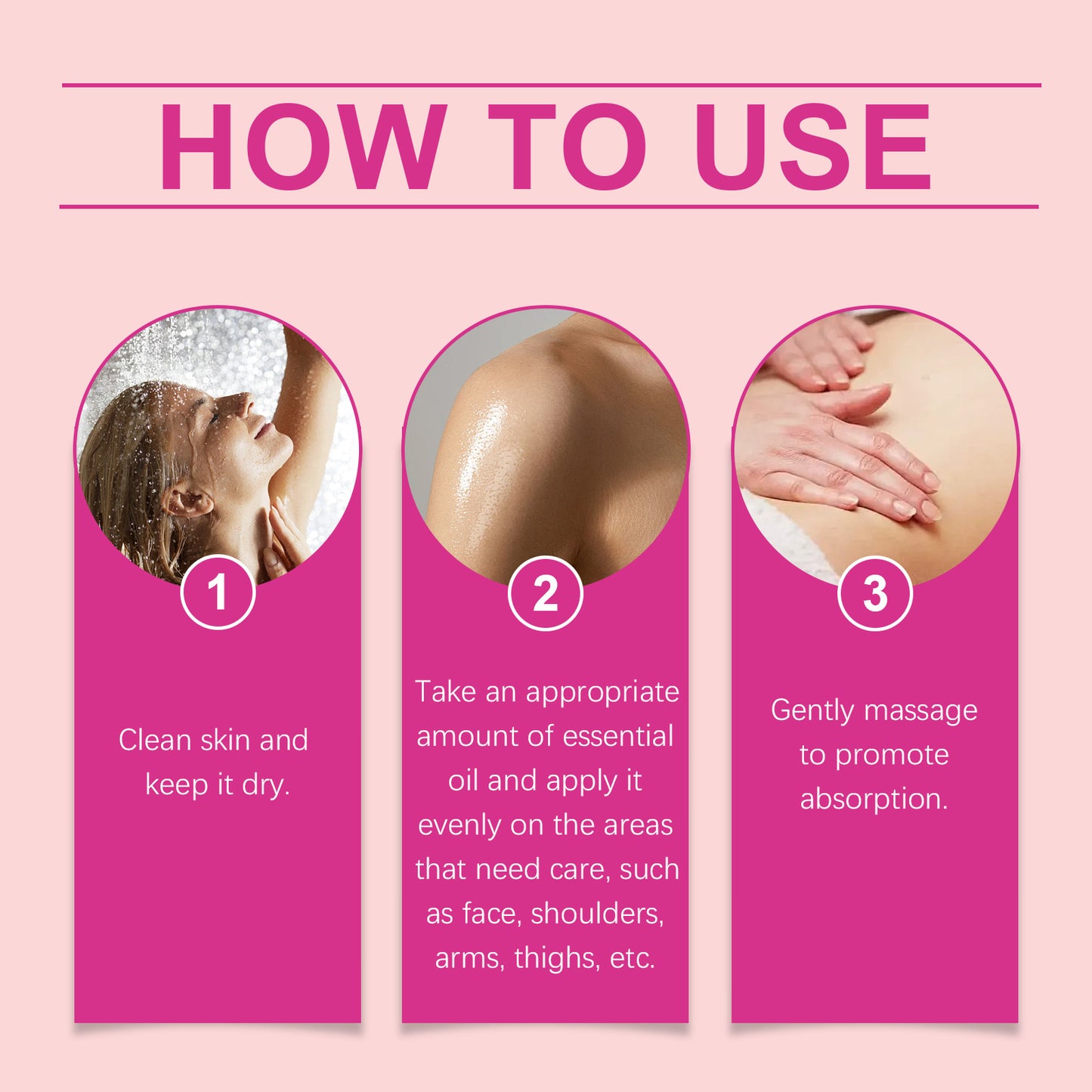 Rose Body Oil for Hydration & Skin Brightening - 100ml Moisturizing Treatment