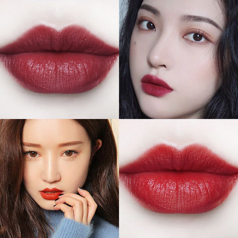 Waterproof Velvet Lipstick Set - Non-Stick Matte Cosmetic Gift Box 5 Styles