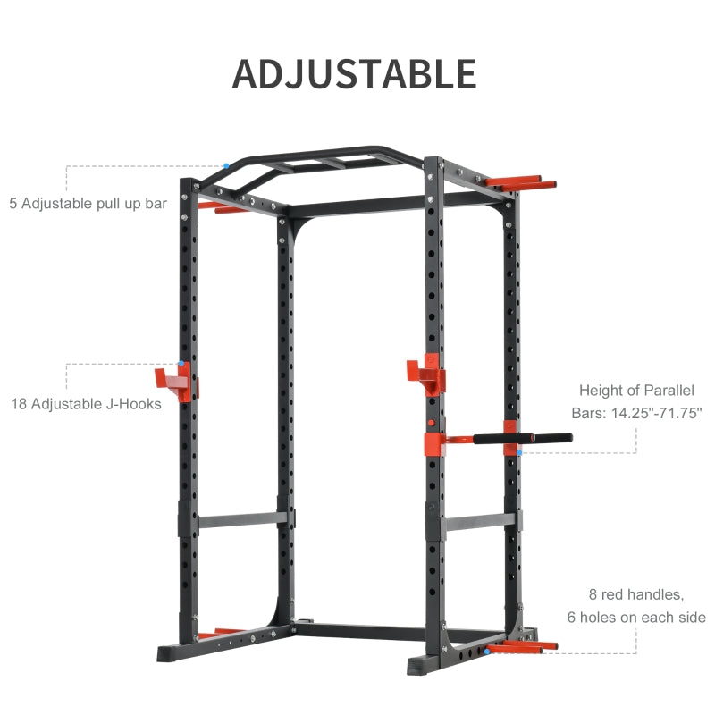 Adjustable Power Tower Dip Station & Pull Up Bar for Home Gym