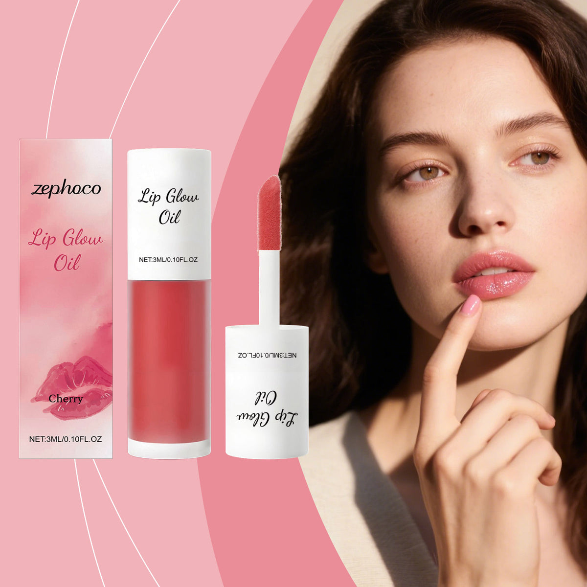 Moisturizing Cherry Lip Gloss Oil - 3ml Lip Makeup
