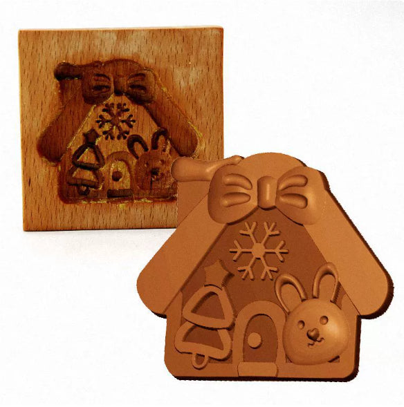 Cookie Cutter & Stamp Set for Baking - Provance Rose Style, Multiple Variants