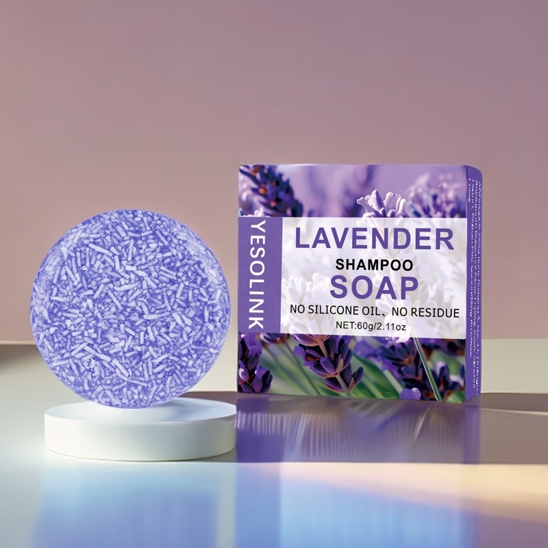 Lavender Shampoo Bar 60g - Gentle Hair & Body Cleanser
