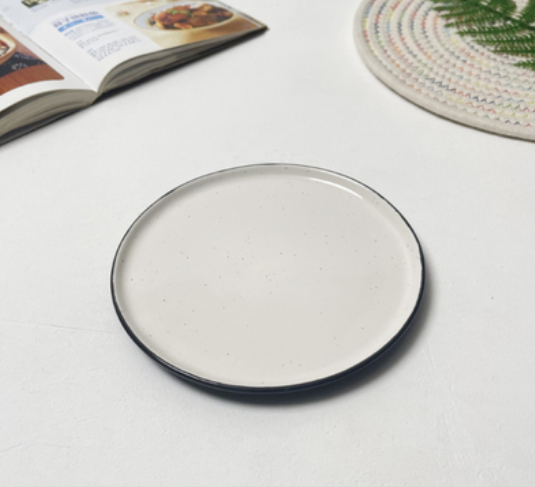 8-Inch Ceramic Plate Set for Kitchen Storage - Multiple Styles