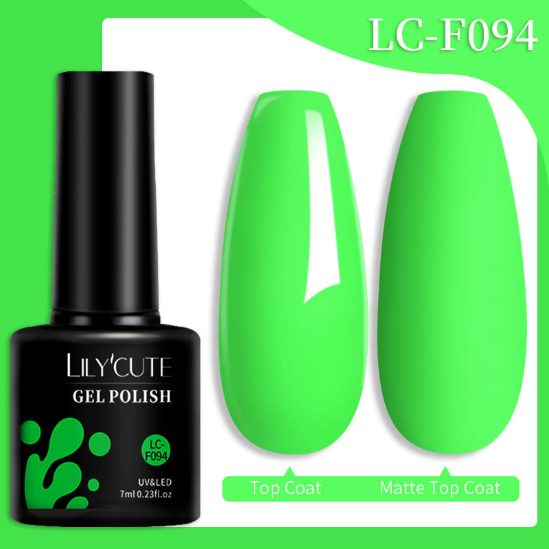Colored Glitter Nail Glue Set for Nail Art - Waterproof & Non-Flushing