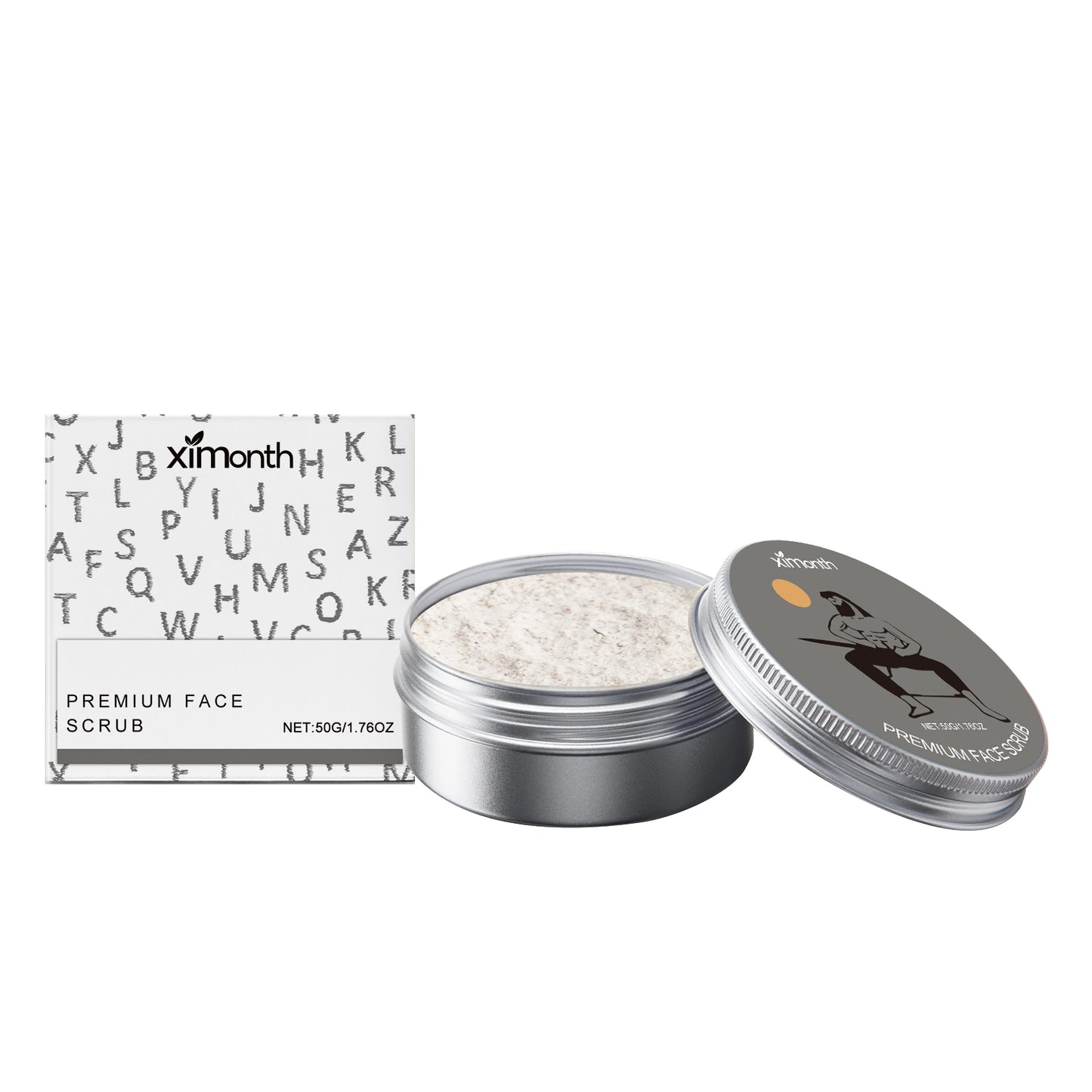 Exfoliating Facial Scrub with Walnut Shell Powder - Deep Pore Cleansing