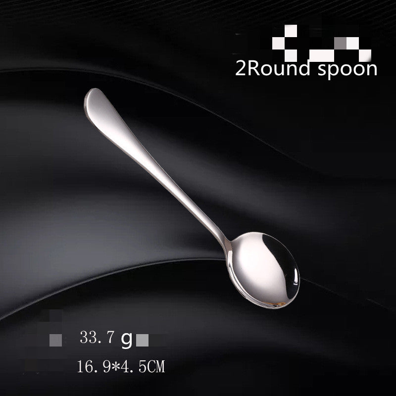 Stainless Steel Cutlery Set with Fork and Spoon - Western Style Kitchen Utensils
