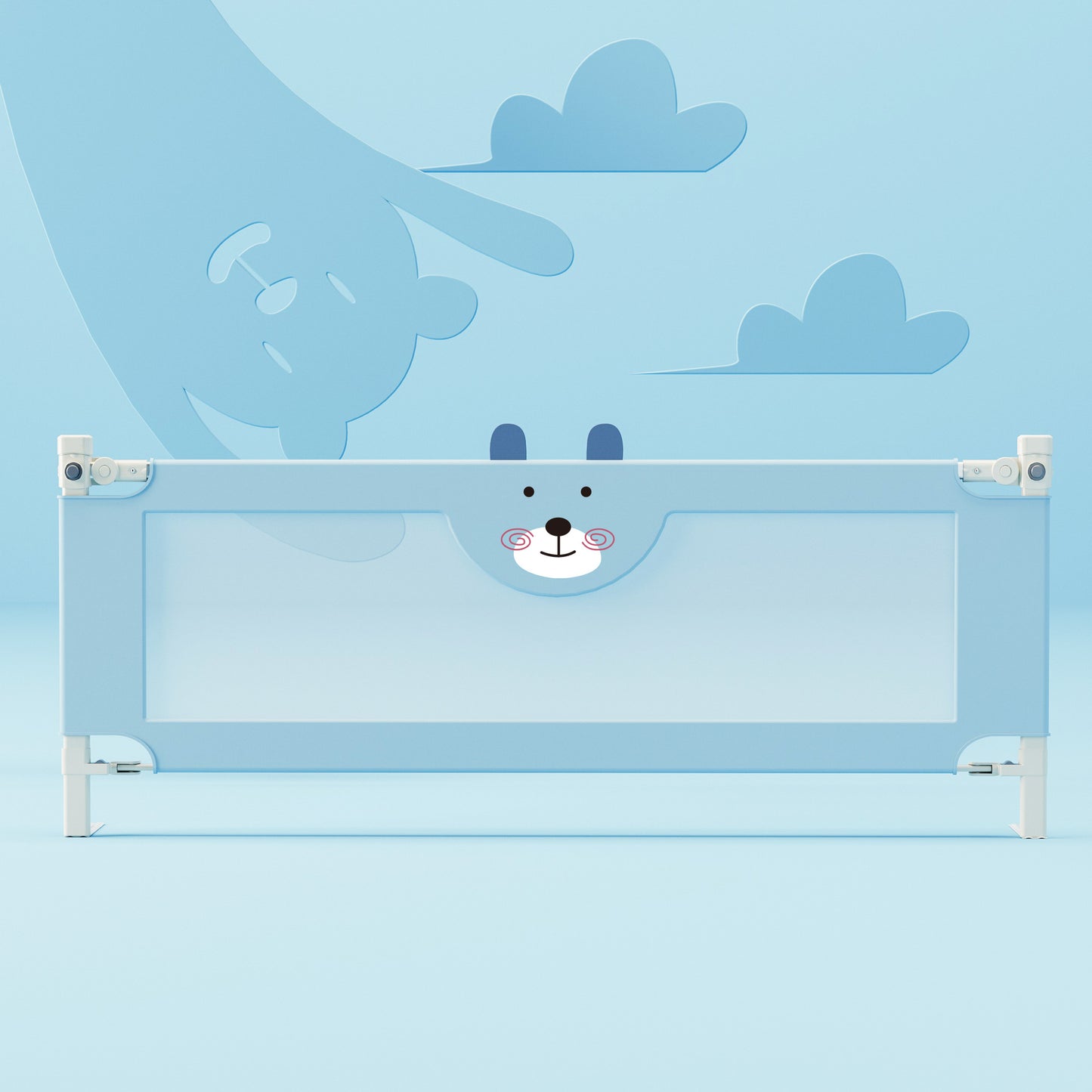 Drop-Resistant Baby and Toddler Bed Rail - Safety Guard for Cribs & Beds