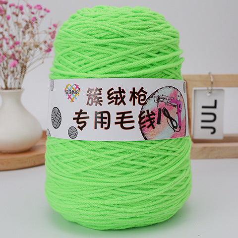 Handmade Wool Tufting Yarn for DIY Carpet Crafting – Long-Staple Cotton Wool