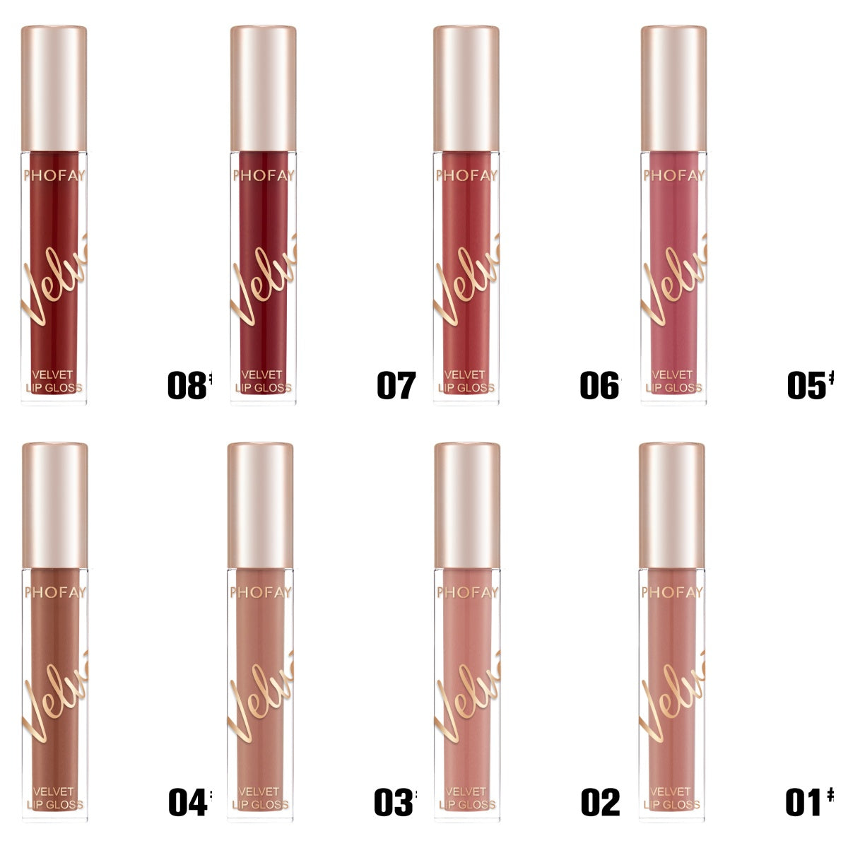 Velvet Matte Liquid Lipstick - Weightless Smooth Long-Lasting Lip Color