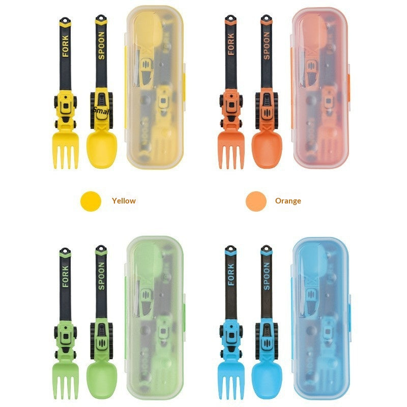 Children's Heavy Duty Plastic Construction Vehicle Shovel and Fork Set