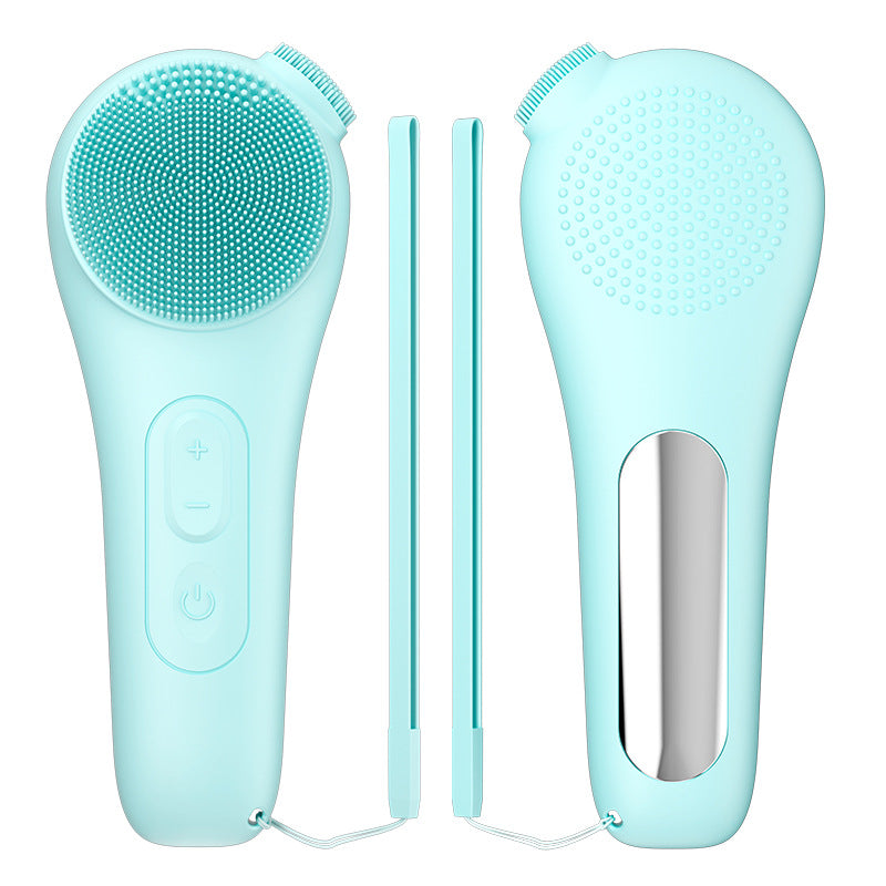 Electric Facial Cleansing Device with Warm Compress & Vibration