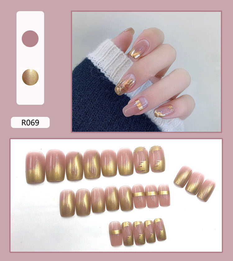 Removable Nail Stickers for Nail Art - 24 Pieces, Multiple Styles