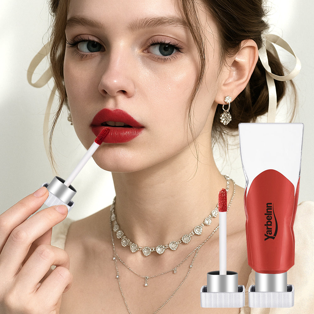 Velvet Mist Matte Ice Cube Lip Tint - Brightening, Long-Lasting Lip Gloss, 3ml