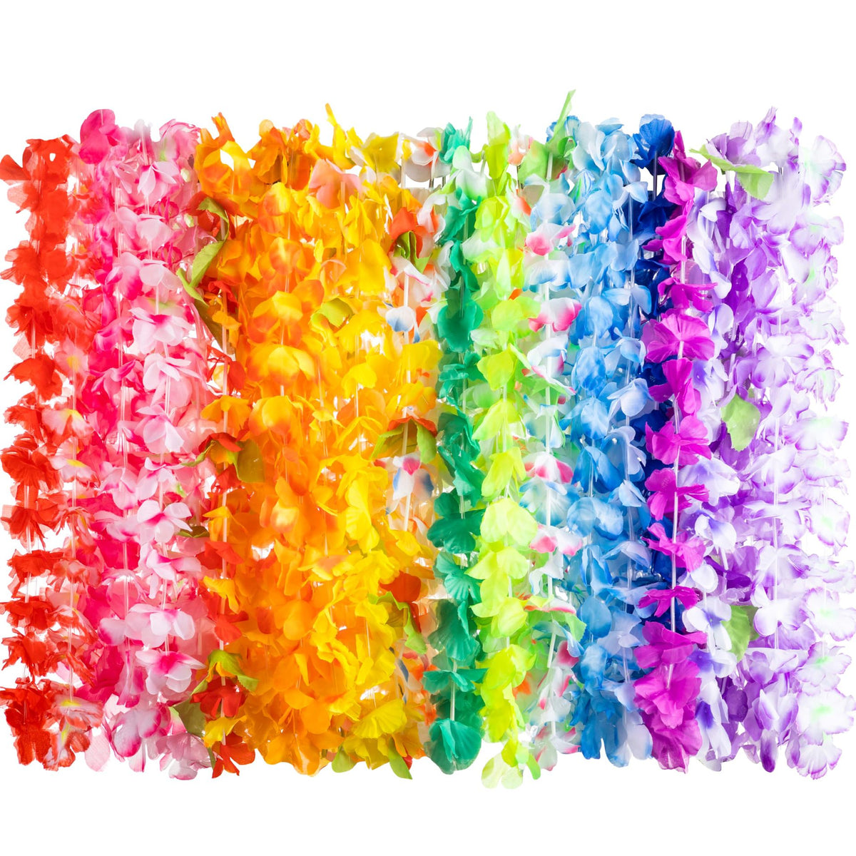 Colorful Flower Garland Headband & Bracelet Set for Parties Festival Handmade Accessories