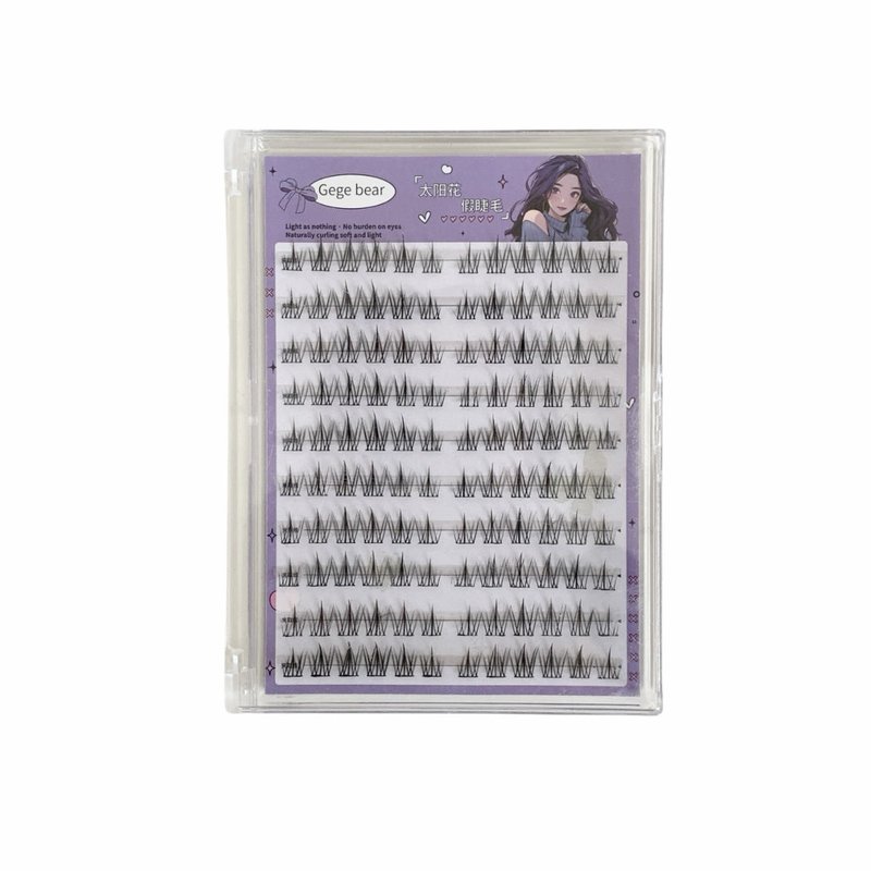 Natural False Eyelashes with Clear Roots - Assorted Styles, 10-12mm