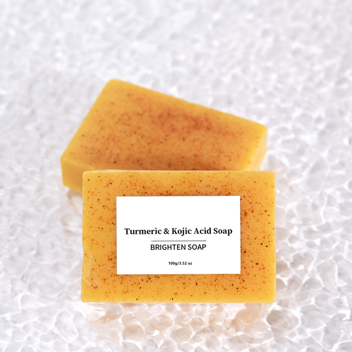 Turmeric VC Lemon Frosted Bar Soap for All Skin Types - 100g