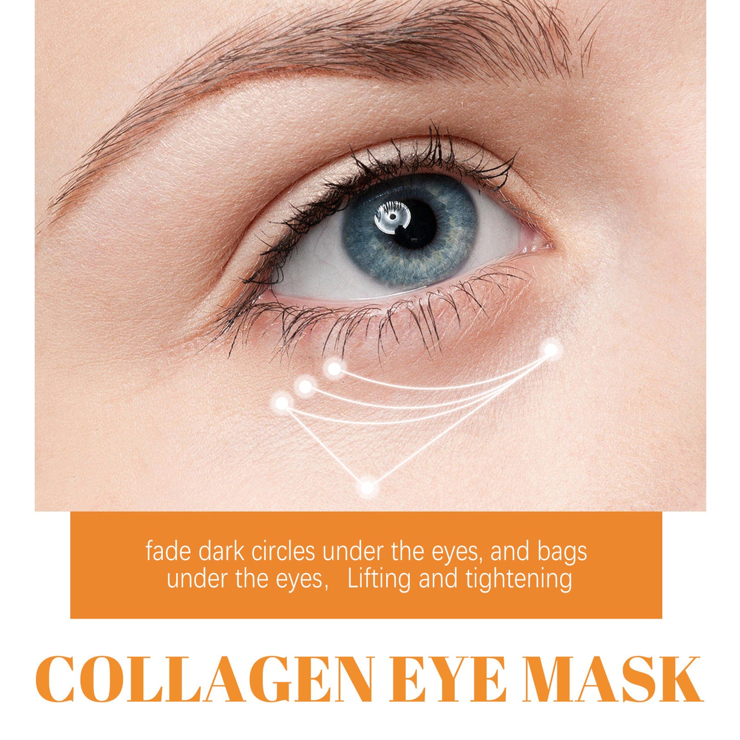 Collagen Hyaluronic Acid Eye Mask Set - Moisturizing Soft Skin Care 10 Packs