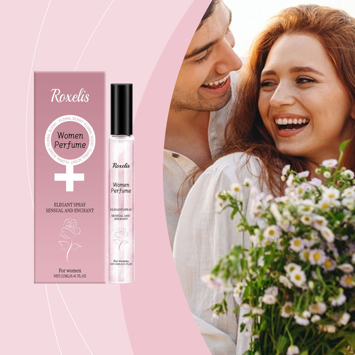 Desert Rose Perfume Spray - Elegant Long-Lasting Floral Fragrance Mist 12ml