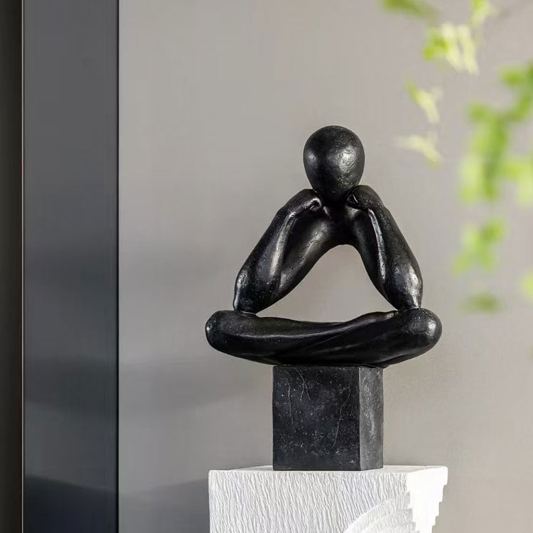 Resin Porch Sculpture Craft Ornament for Garden & Home Decor