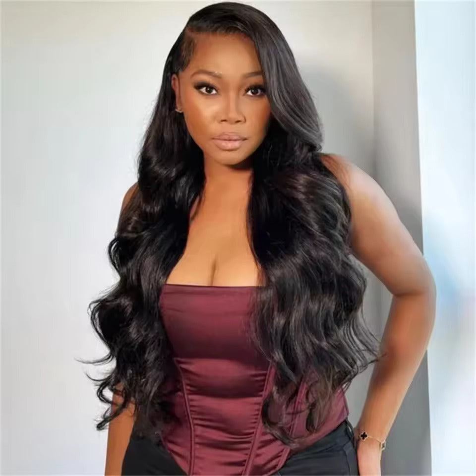 Body Wave Human Hair 4x6 Lace Closure Wig - Natural Color