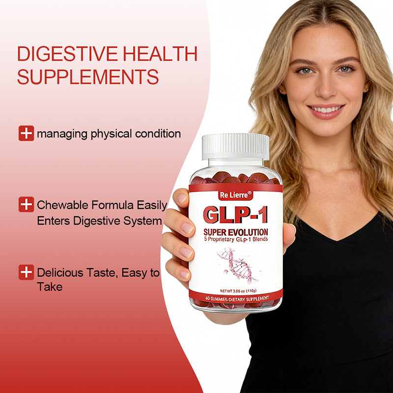 Plant-Based Digestive Health Gummies with Probiotics & Ginseng - 40 Count