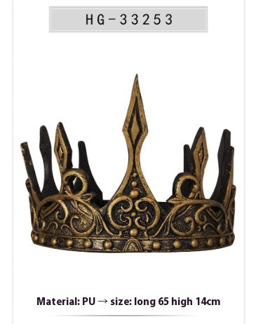 King's Crown Headdress – Stage Performance Props