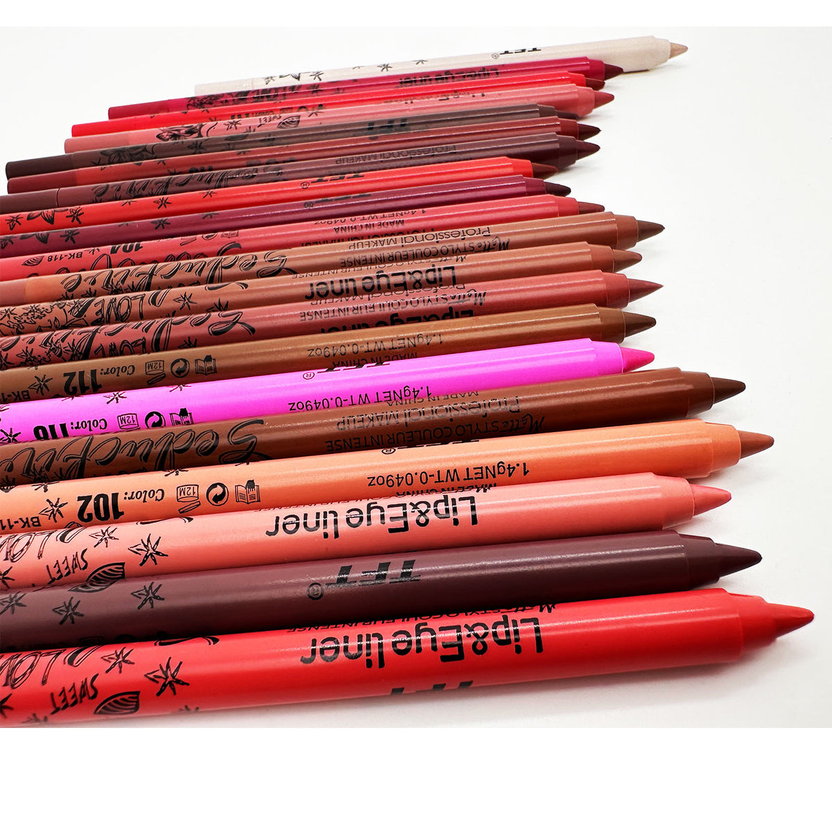 Matte Lip Liner - Discoloration Resistant Outline Lipstick 20 Colors