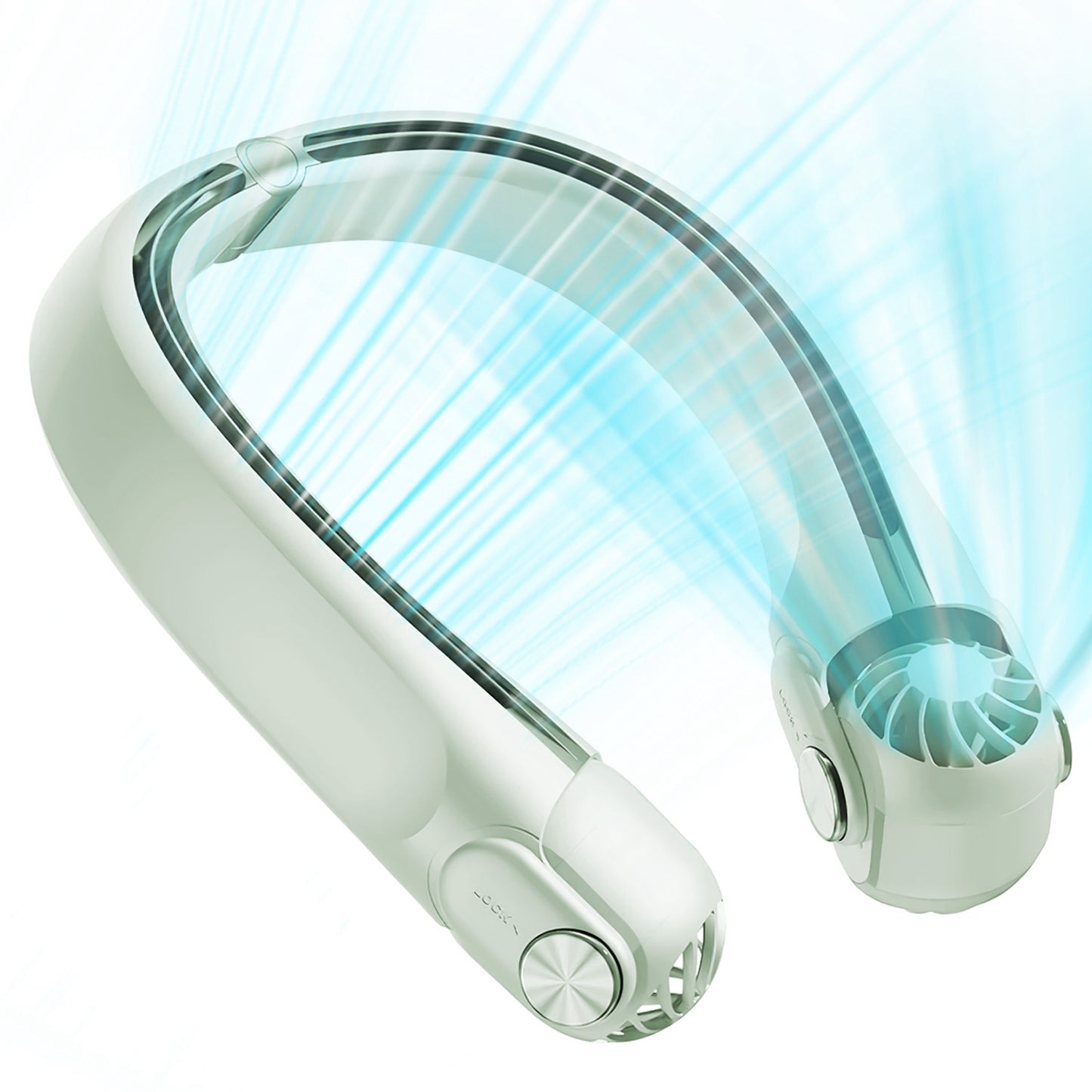 Portable Neck Hanging Fan - Hands-Free Cooling with 3 Speeds