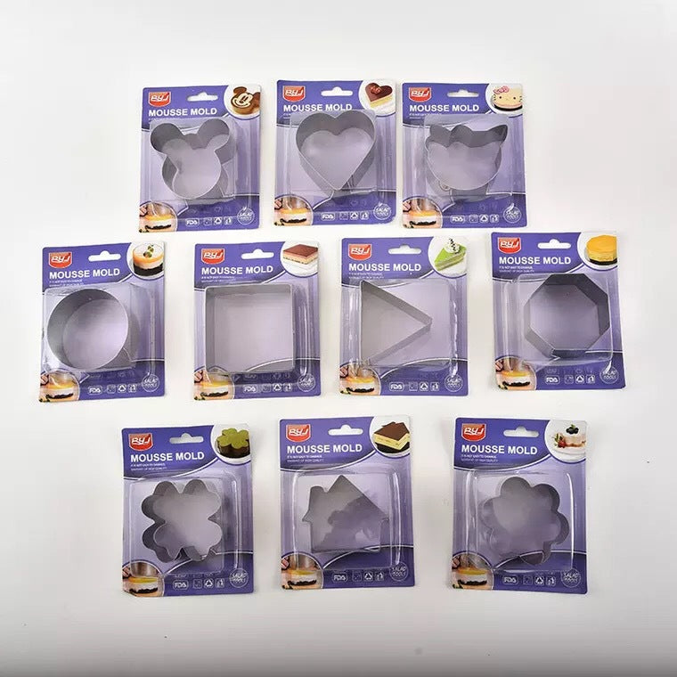 Stainless Steel Cake Mold - Octagon Fruit & Cookie Baking Tool